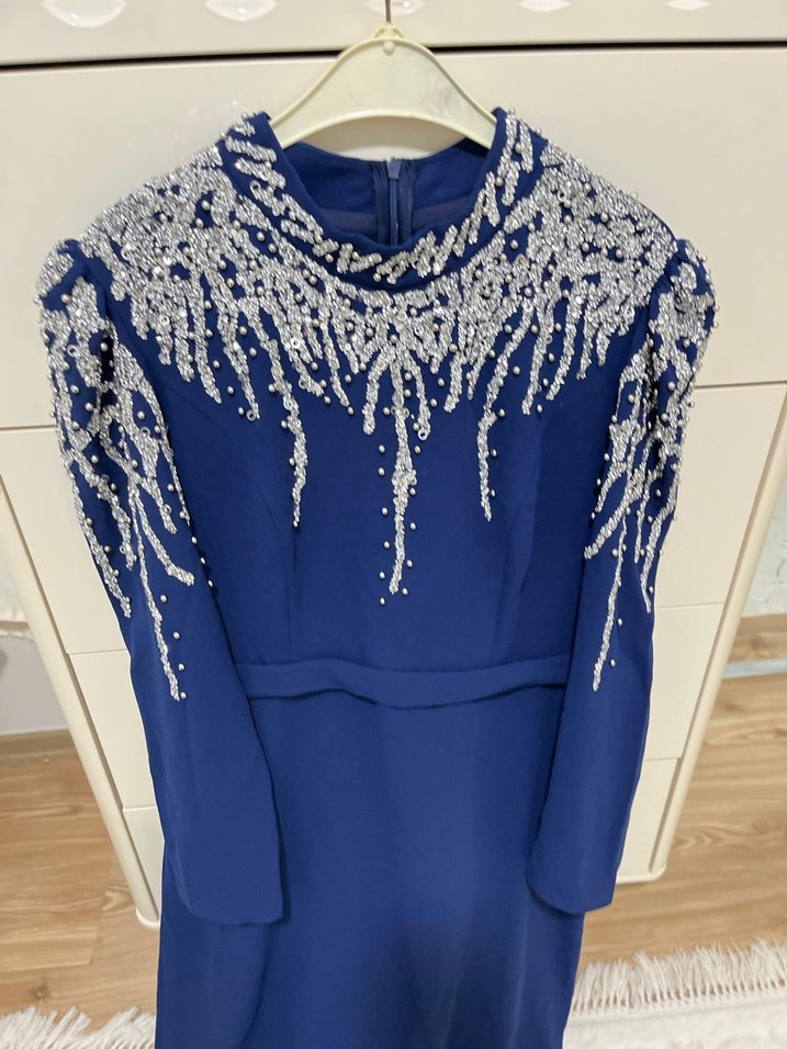 Tesettür elbise abiye - Görsel 3