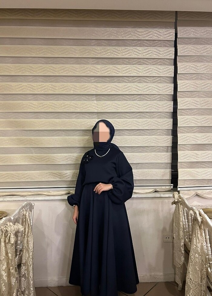 Tesettür elbise
 etek takım - Görsel 4