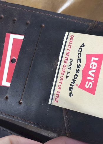 Levis erkek deri cüzdan. - Görsel 6