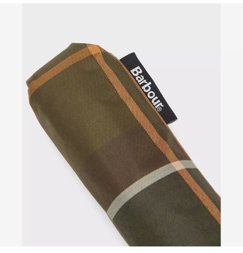 Barbour Tartan Mini Klasik Ekoseli Şemsiye. - Görsel 4