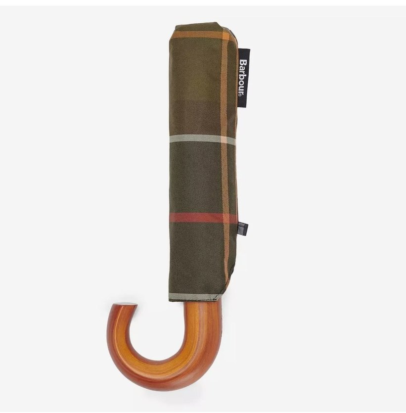 Barbour Tartan Mini Klasik Ekoseli Şemsiye. - Görsel 3