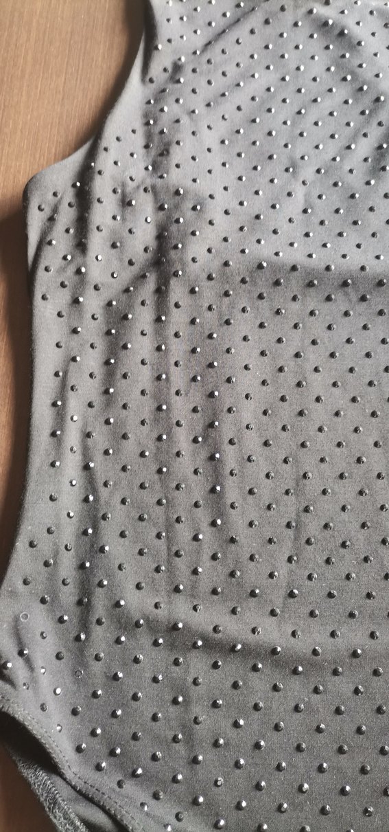 Nocturne siyah çıtçıtlı body. - Görsel 3