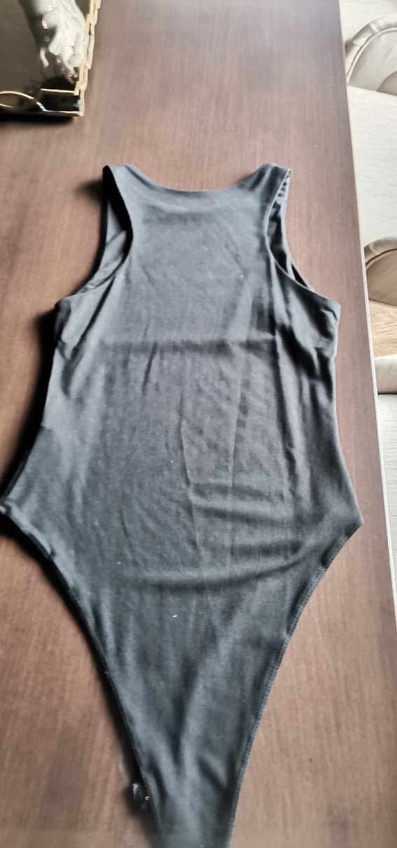 Nocturne siyah çıtçıtlı body. - Görsel 4