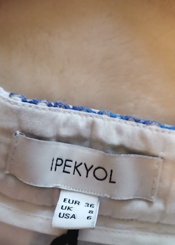 İpekyol mavi beyaz etek. - Görsel 2