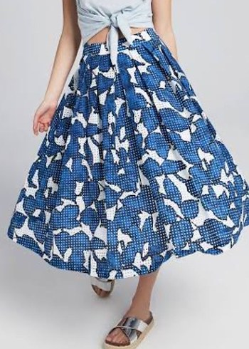 İpekyol mavi beyaz etek. - Görsel 7