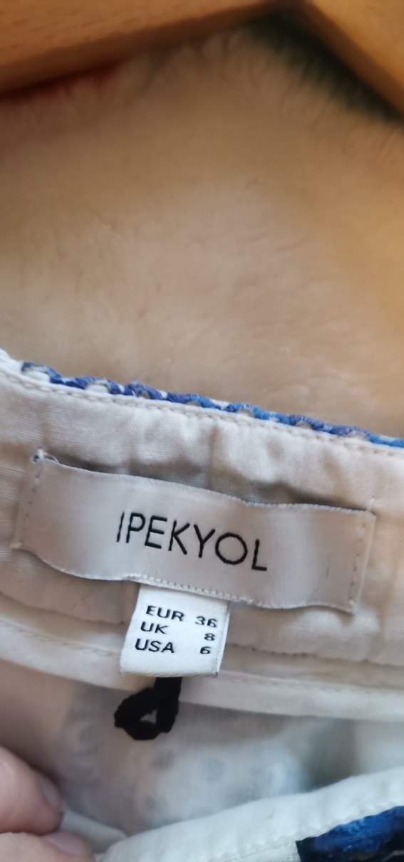 İpekyol mavi beyaz etek. - Görsel 2