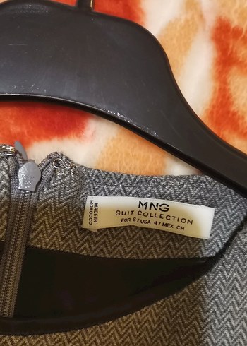 Mango gri elbise. - Görsel 4