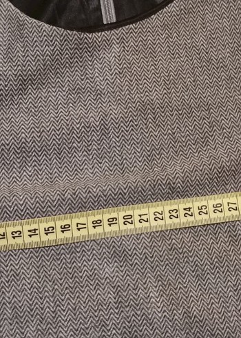 Mango gri elbise. - Görsel 5