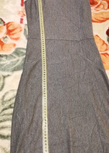 Mango gri elbise. - Görsel 3