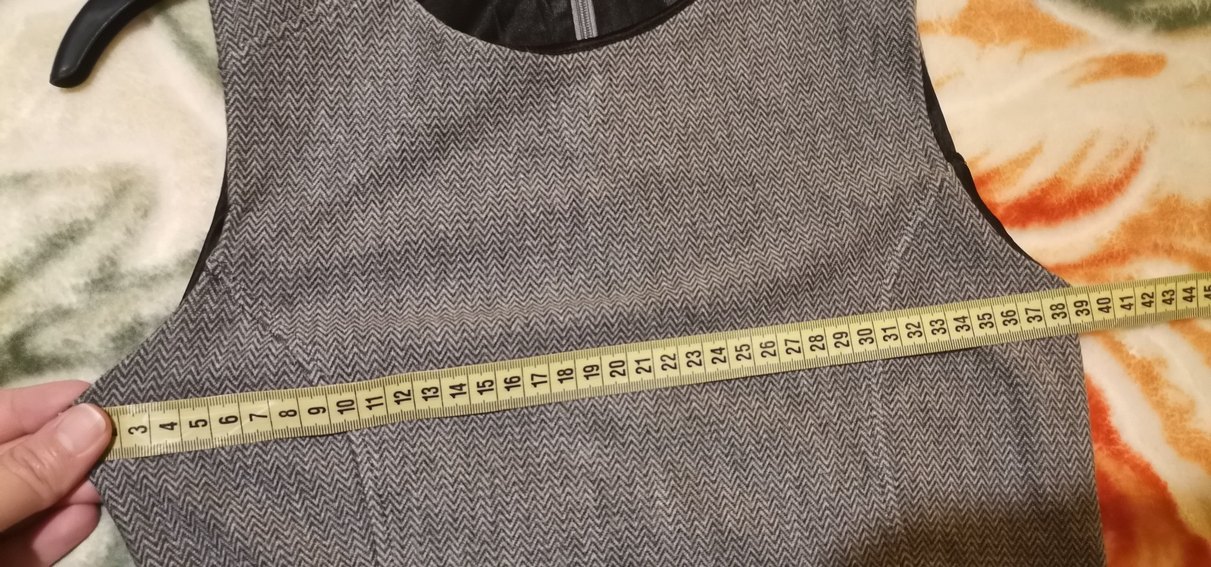 Mango gri elbise. - Görsel 5