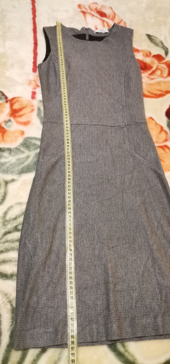 Mango gri elbise. - Görsel 3