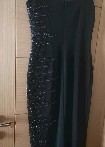 Alfabeta siyah abiye elbise. - Görsel 4