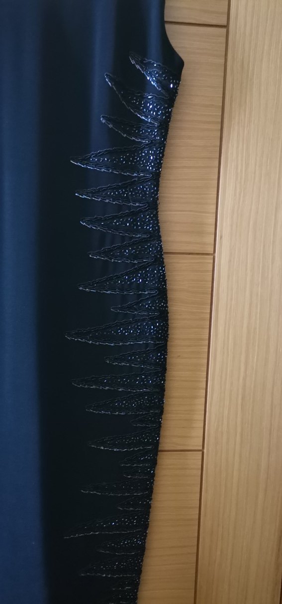 Alfabeta siyah abiye elbise. - Görsel 3