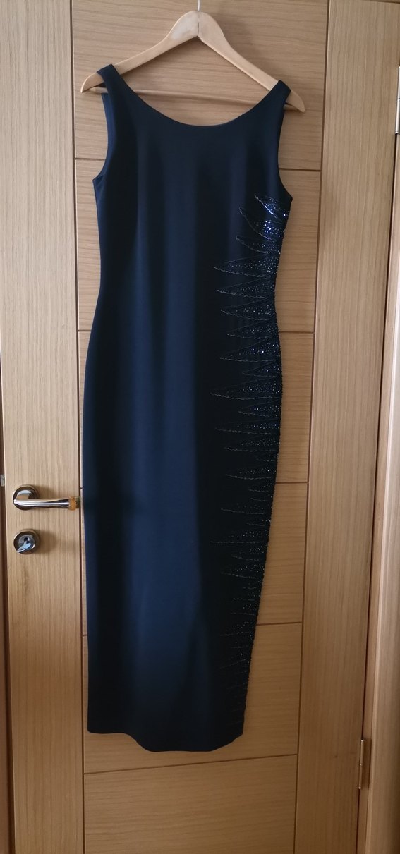 Alfabeta siyah abiye elbise. - Görsel 2