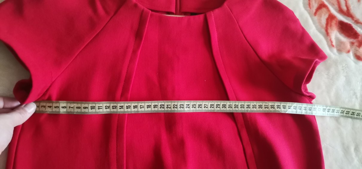 Mango kırmızı mini elbise. - Görsel 3