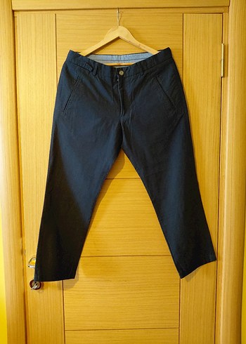 Massimo Dutti Lacivert Erkek Pantolon