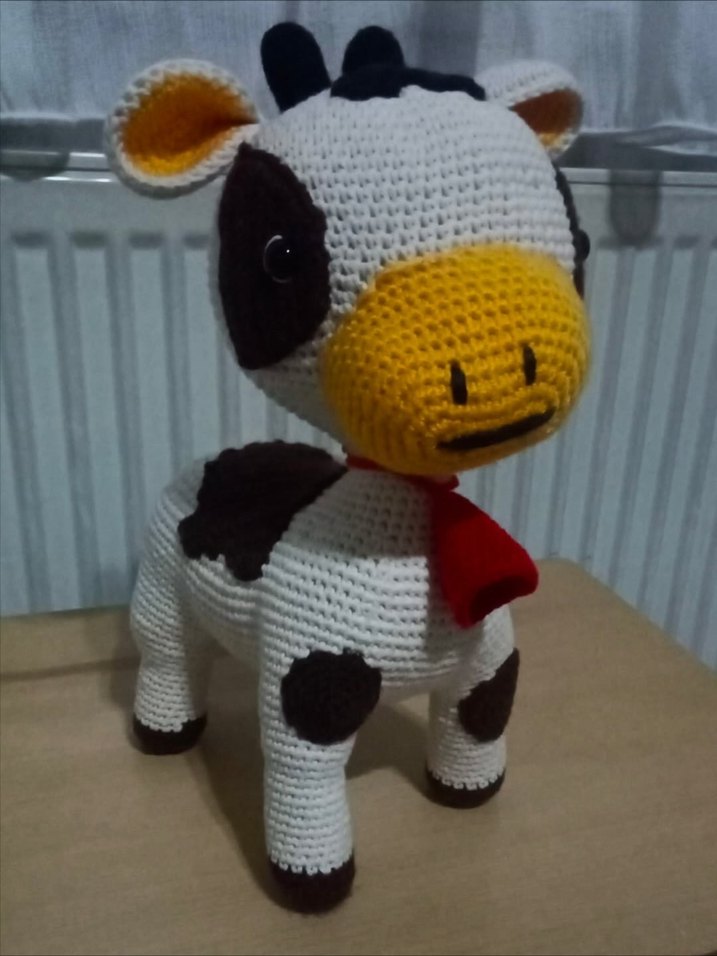 amigurumi küçük buzağı - Görsel 2