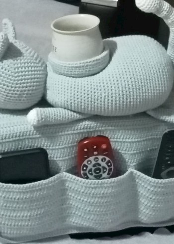 amigurumi Kedi Şeklinde Organizer - Görsel 2