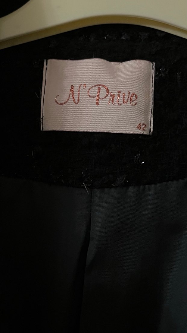 Kemerli Siyah Uzun Kadın Kaban - Görsel 3