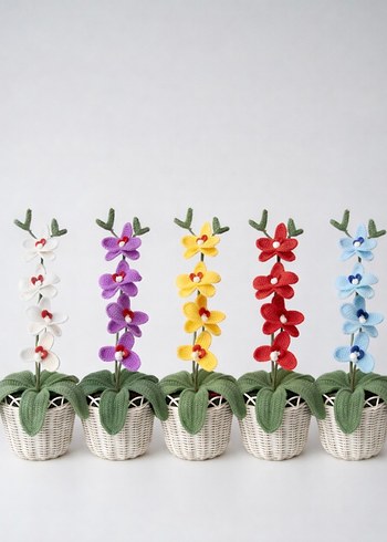 amigurumi orkide - Görsel 2