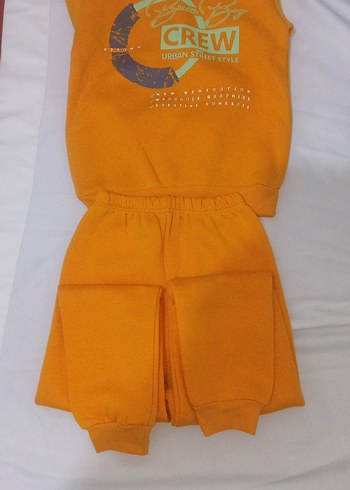 Sarı Erkek Çocuk Sweatshirt Crew Neck - Görsel 2