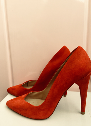 39 Beden kırmızı Renk Zara kırmızı stiletto 