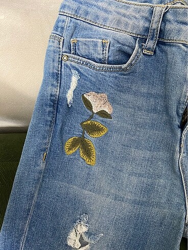26 Beden mavi Renk Kot pantalon