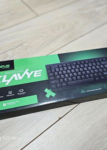 Ergonomik Yeşil Gaming Klavye
