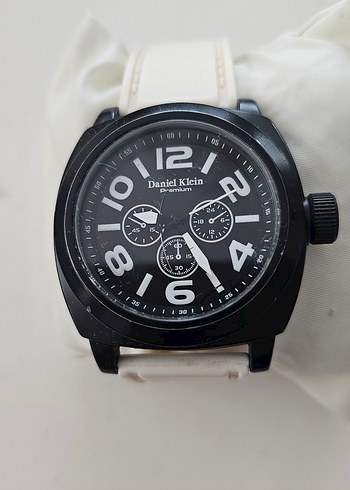 Daniel Klein Erkek Biker Saat Beyaz Kayışlı