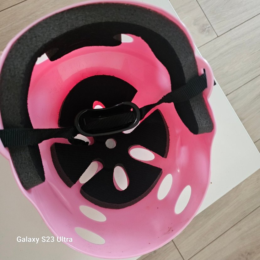 Pembe Biker Tarzı Motosiklet Kaskı - Görsel 5