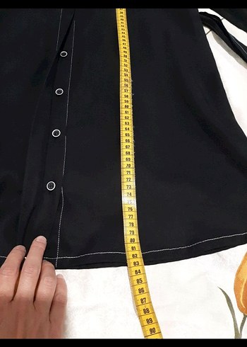 TENSEL KUŞAKLI GÖMLEK - Görsel 7