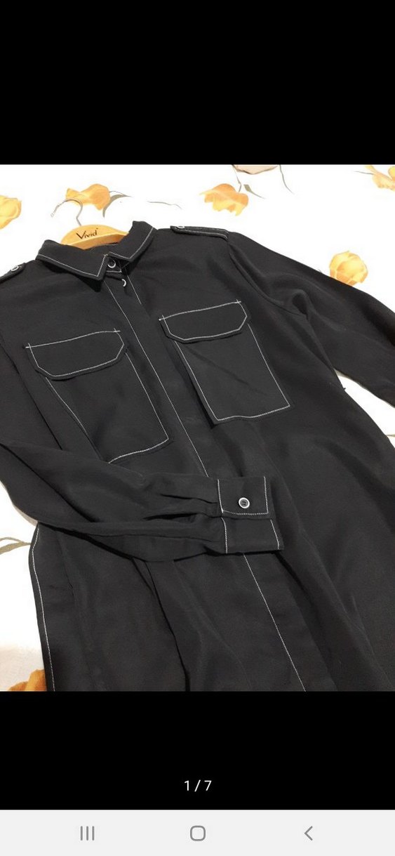 TENSEL KUŞAKLI GÖMLEK - Görsel 3