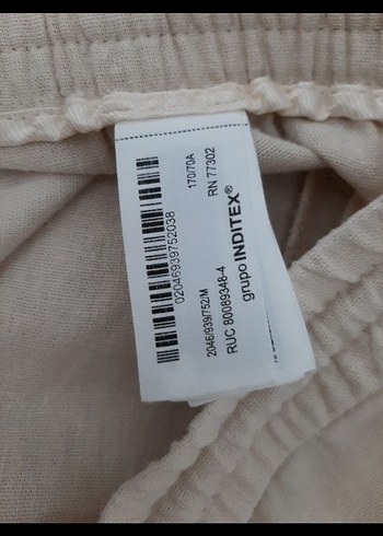 Zara geniş paça keten pantolon - Görsel 4