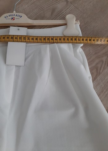 MOM KUMAŞ PANTOLON BEYAZ - Görsel 7