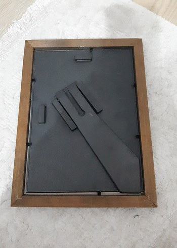 2 Adet Koyu Kahverengi Ahşap Fotoğraf Çerçevesi - Görsel 3