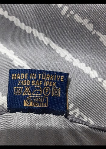 Yüzde yüz ipek eşarp LEVİDOR - Görsel 5