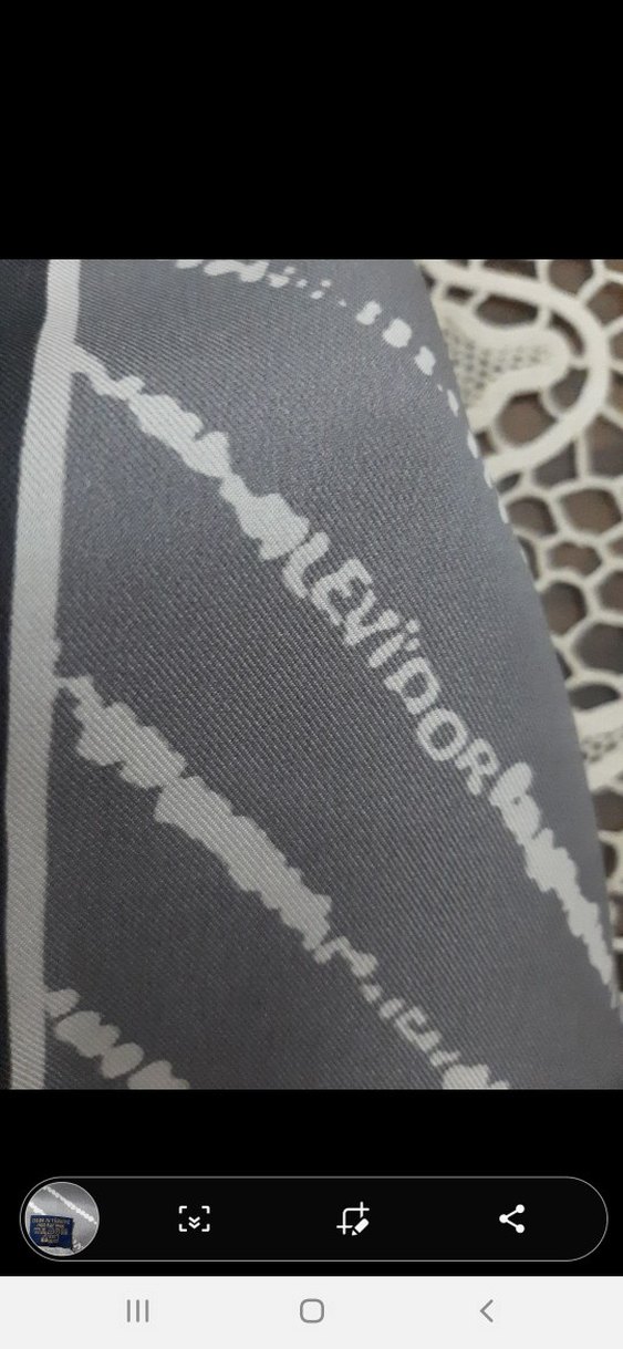 Yüzde yüz ipek eşarp LEVİDOR - Görsel 4