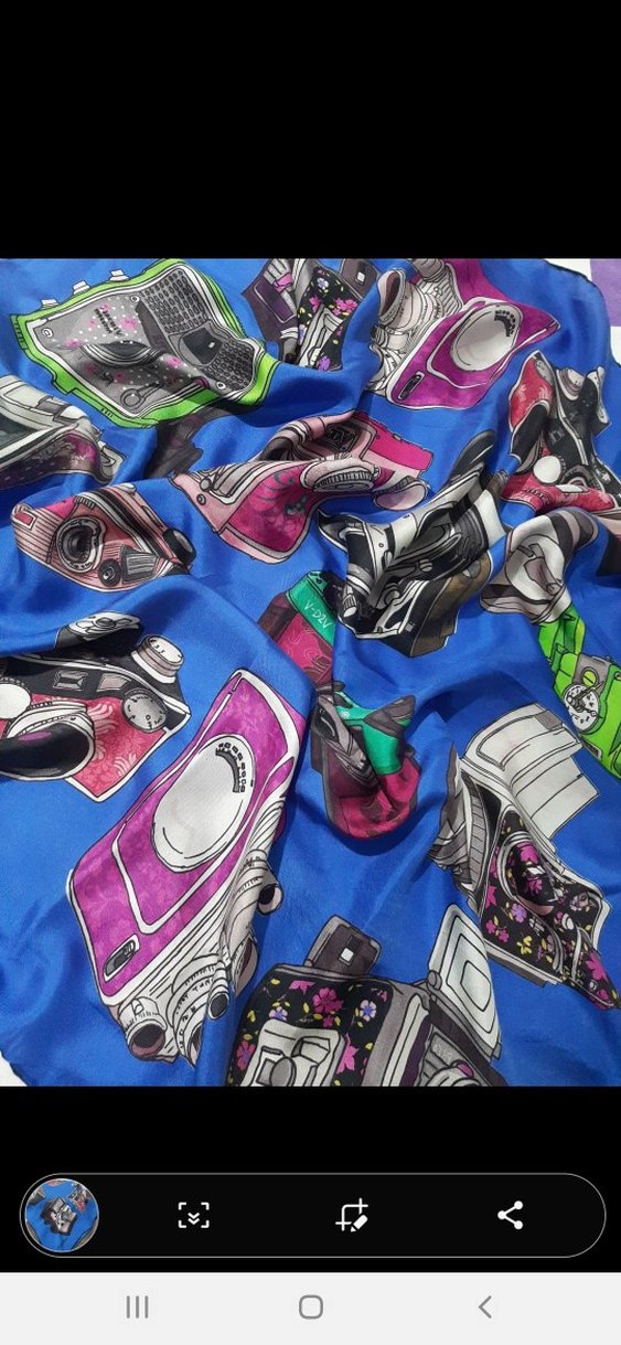 SİLKHOME  YÜZDE YÜZ İPEK EŞARP - Görsel 4