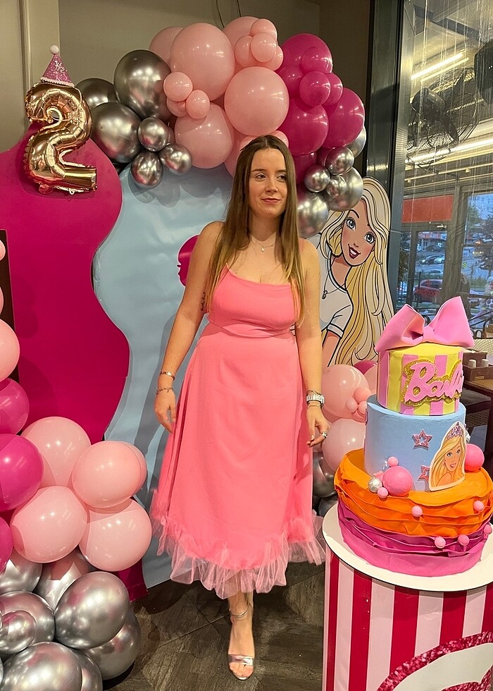 pembe elbise - Görsel 2