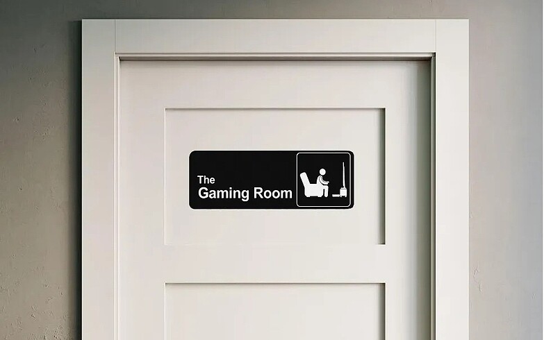 Gaming room tabela oyun odası tabelası
