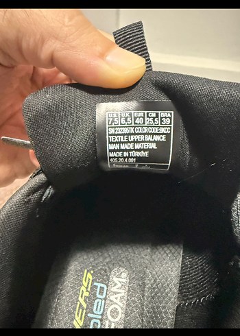 Skechers Gri Elastik Spor Kadın Sneaker