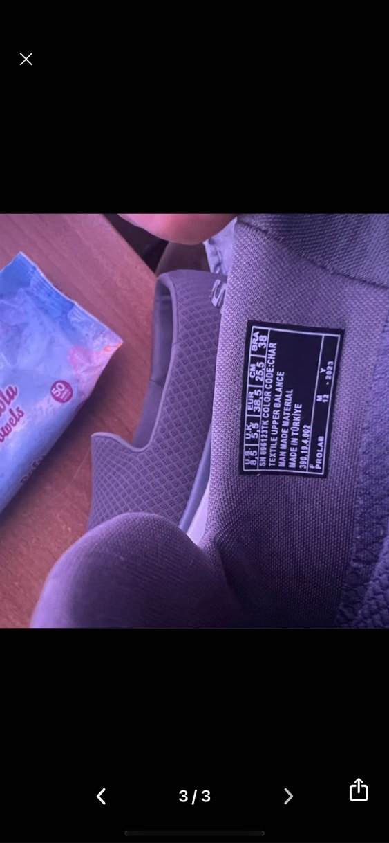 Kadın Gri Mor Dolgu Topuklu skechers Spor Ayakkabı - Görsel 3