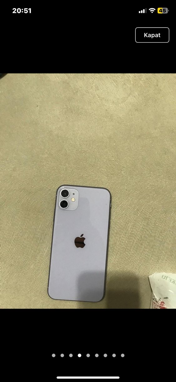 Mor iPhone 11 128 GB Kutulu - Görsel 4