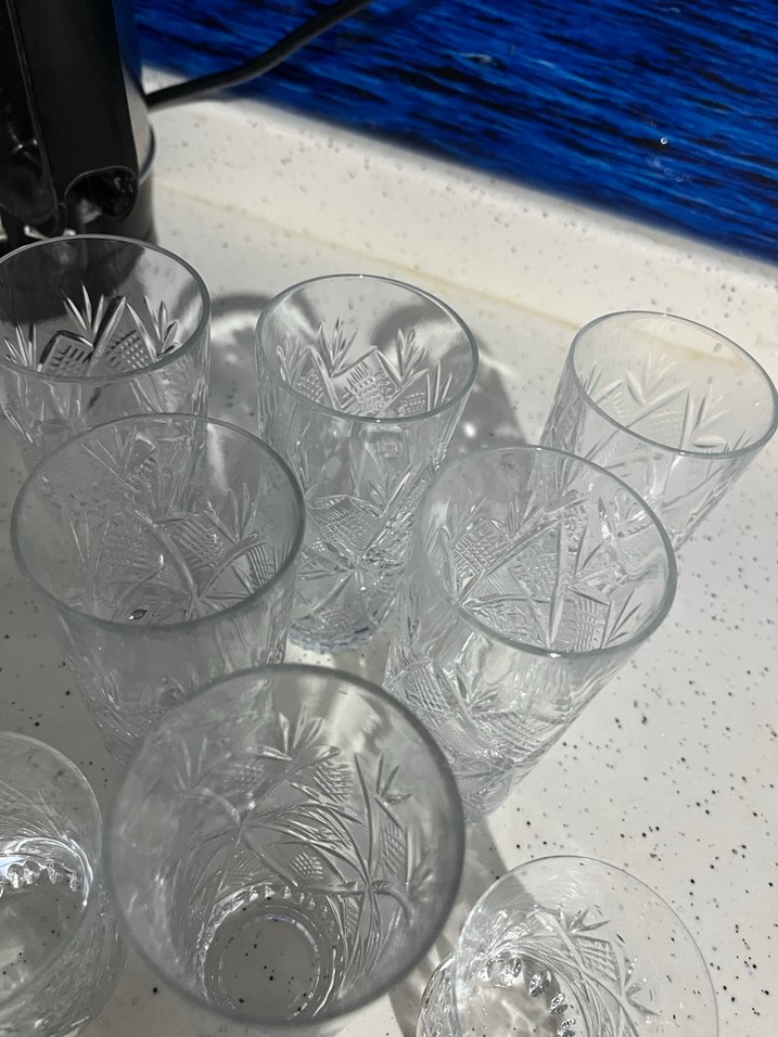 Kesme Cam Bardak Seti - Görsel 4