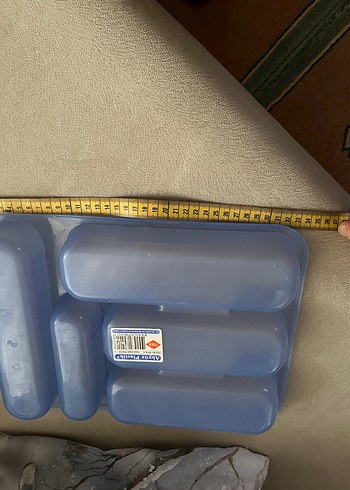 Mavi ve Gri Çatal Kaşık Düzenleyici - Görsel 3