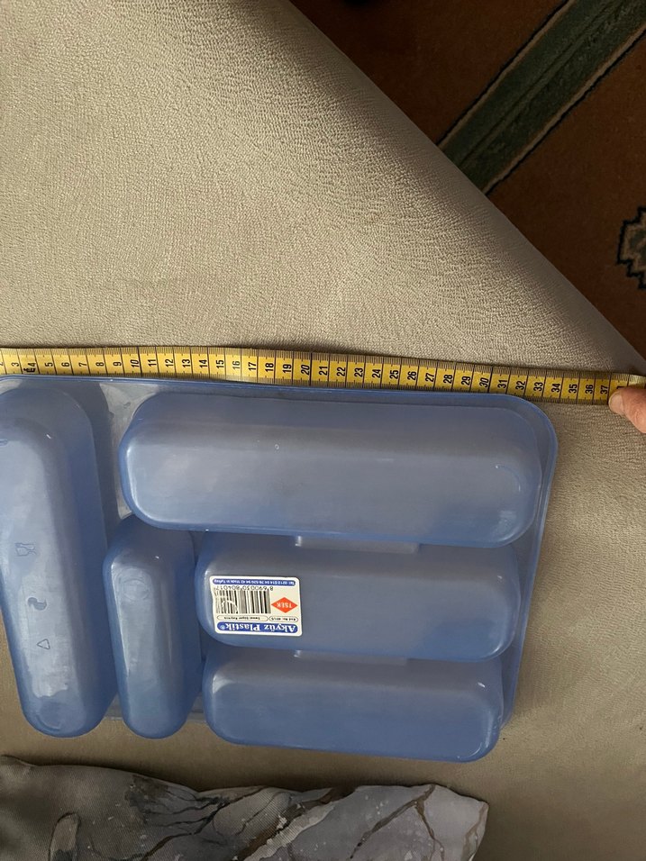 Mavi ve Gri Çatal Kaşık Düzenleyici - Görsel 3