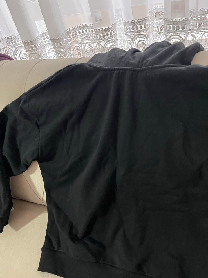 Siyah Marvel Kapüşonlu Kadın Sweatshirt - Görsel 2