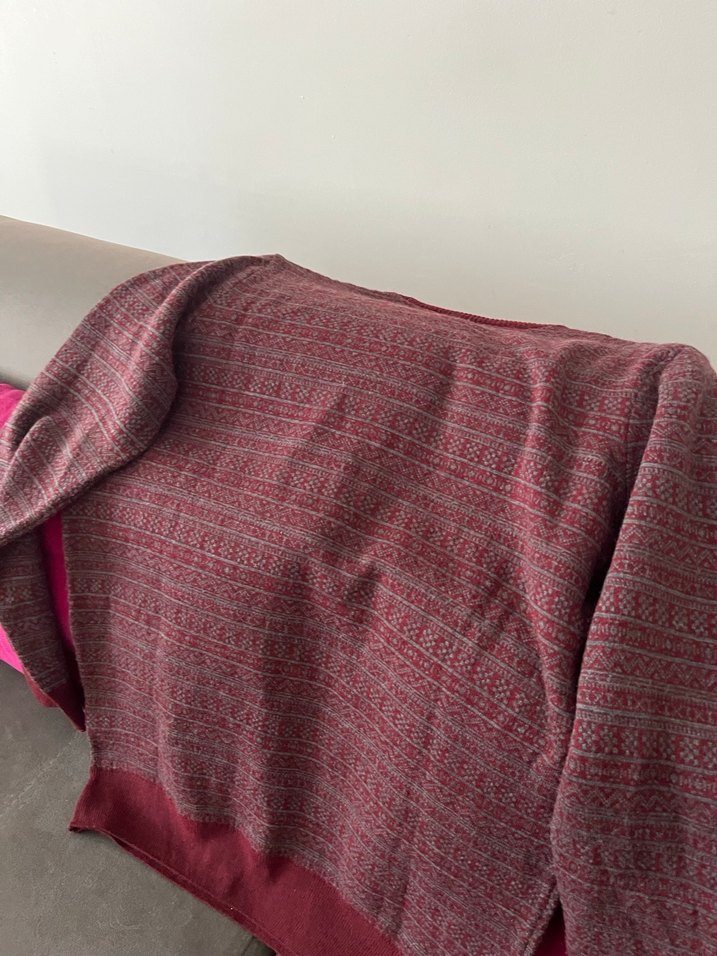 Bordo Erkek mavi marka Triko Bisiklet Yaka Kazak - Görsel 2