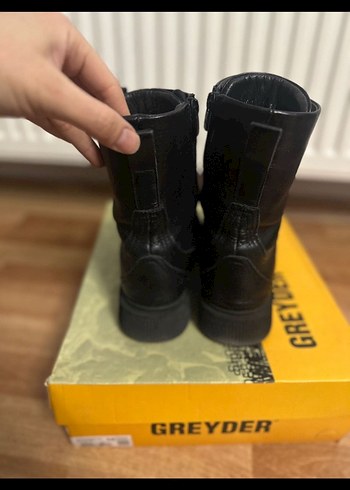 Siyah Platform greyder Topuklu Punk Tarzı Kadın Bot - Görsel 3