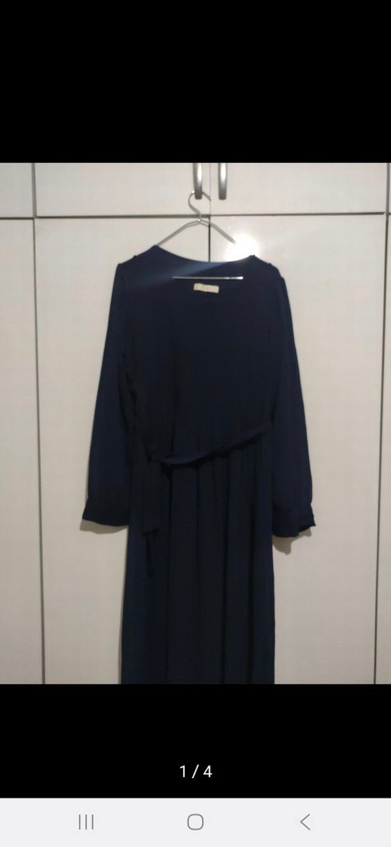 Uzun Desenli Bohem Elbise - Görsel 5